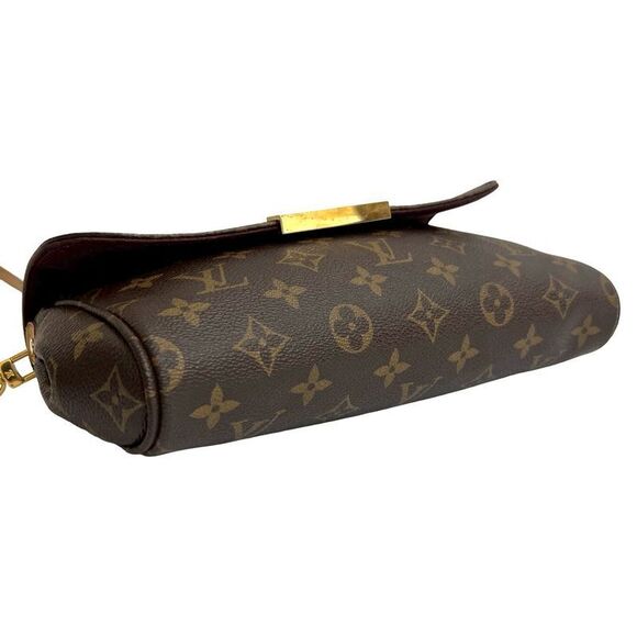 Louis Vuitton Favorite MM Leather 2way Chain Handbag Shoulder Bag Pochette - Picture 7 of 10